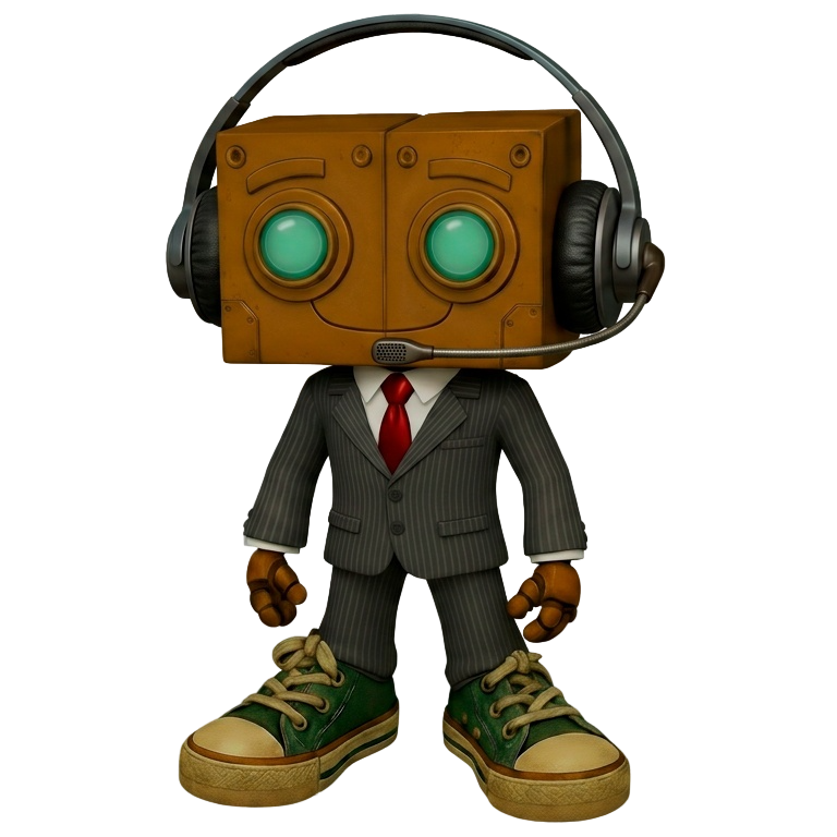 Call center AI assistant with headset