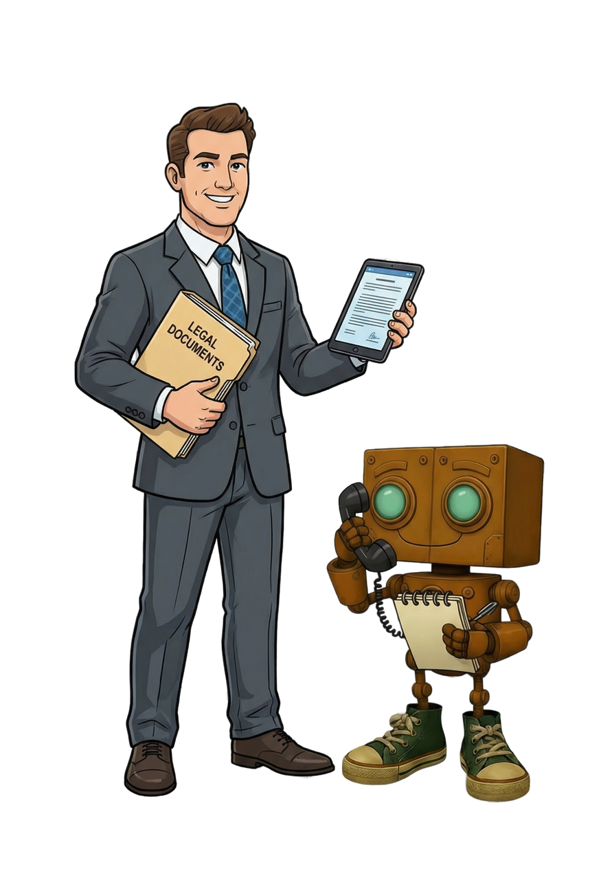 Legal services assistant illustration
