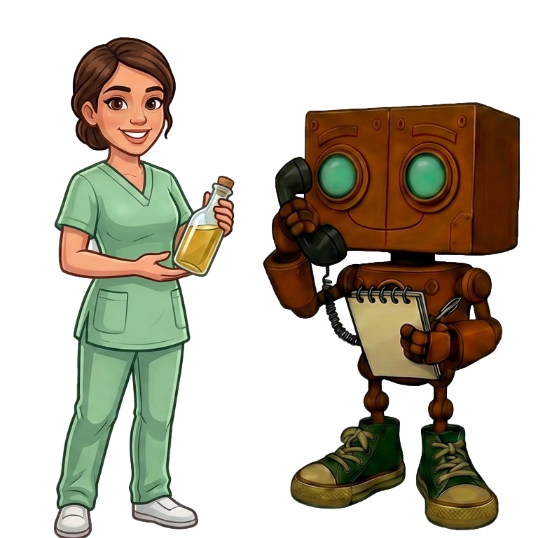 Massage therapy assistant illustration